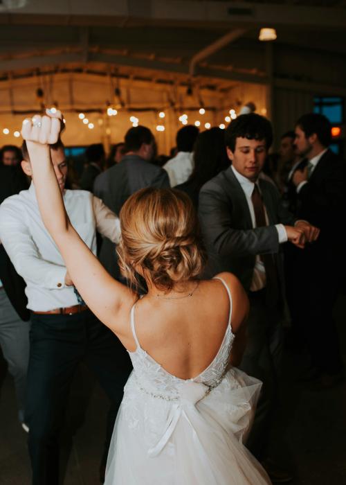 DJ Downtap performing at a wedding